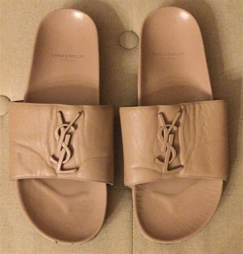 ysl joan slide beige|Women's Saint Laurent Mules & Slides .